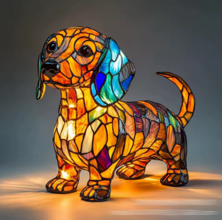 Handgemachte Hunde Lampen