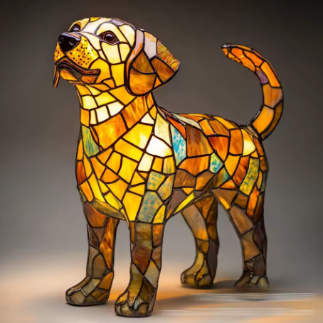 Handgemachte Hunde Lampen