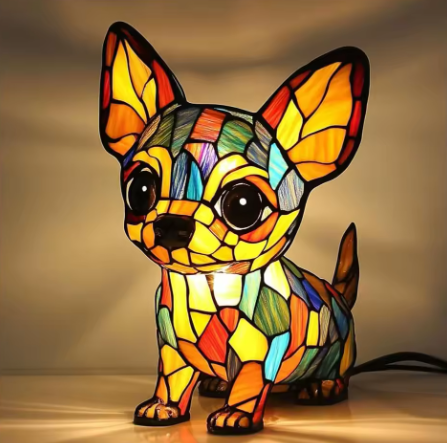 Handgemachte Hunde Lampen