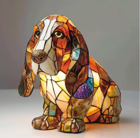 Handgemachte Hunde Lampen