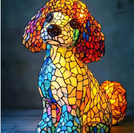 Handgemachte Hunde Lampen