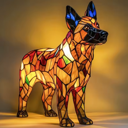 Handgemachte Hunde Lampen